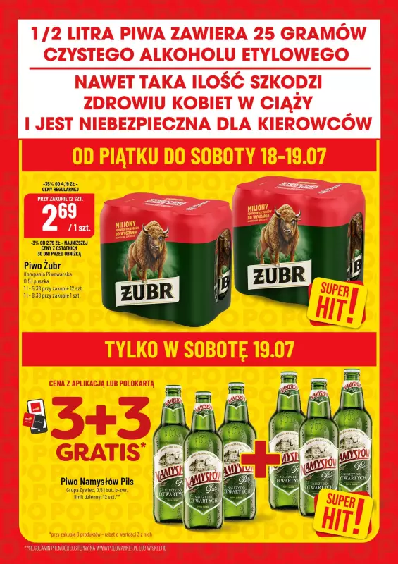 POLOmarket - gazetka promocyjna Super hity na weekend od czwartku 17.07 do soboty 19.07 - strona 6
