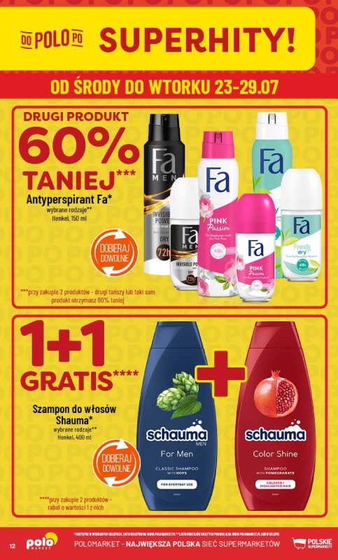 POLOmarket - gazetka promocyjna Gazetka od środy 23.07 do wtorku 29.07 - strona 12
