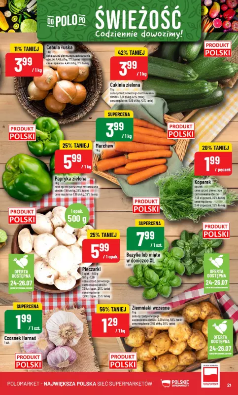 POLOmarket - gazetka promocyjna Gazetka od środy 23.07 do wtorku 29.07 - strona 21