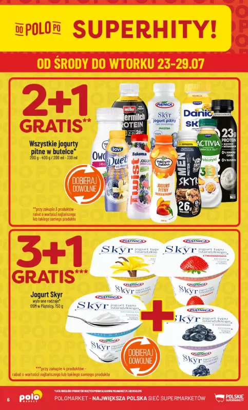 POLOmarket - gazetka promocyjna Gazetka od środy 23.07 do wtorku 29.07 - strona 8