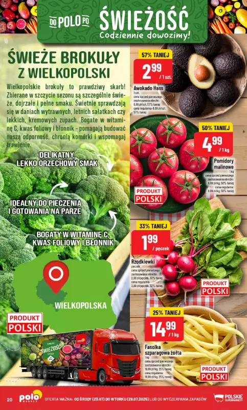 POLOmarket - gazetka promocyjna Gazetka od środy 23.07 do wtorku 29.07 - strona 20