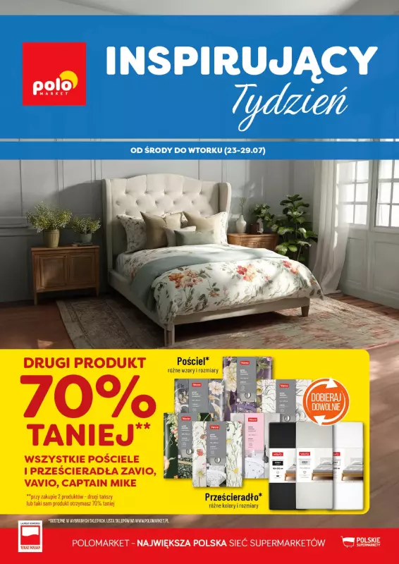 POLOmarket - gazetka promocyjna Oferta Inspirujący tydzień od środy 23.07 do wtorku 29.07