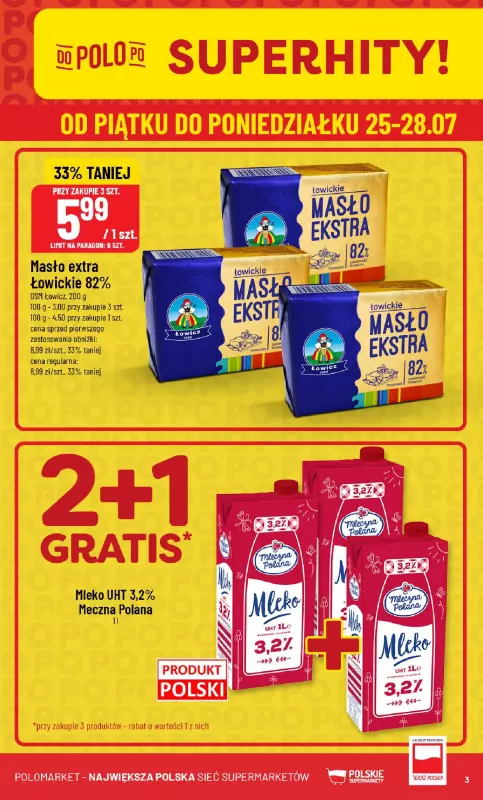 POLOmarket - gazetka promocyjna Gazetka od środy 23.07 do wtorku 29.07 - strona 3