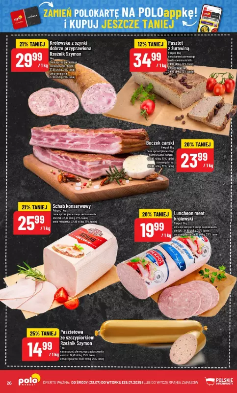 POLOmarket - gazetka promocyjna Gazetka od środy 23.07 do wtorku 29.07 - strona 26