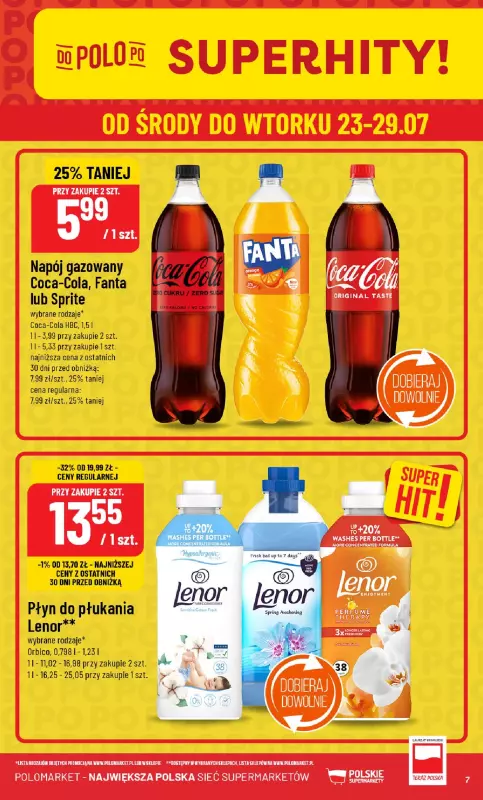 POLOmarket - gazetka promocyjna Gazetka od środy 23.07 do wtorku 29.07 - strona 7