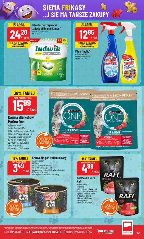 POLOmarket - gazetka promocyjna Gazetka od środy 23.07 do wtorku 29.07 - strona 57