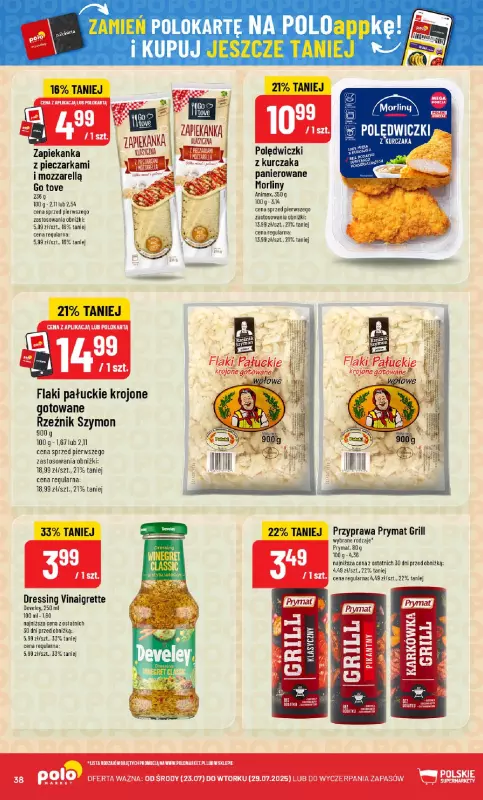 POLOmarket - gazetka promocyjna Gazetka od środy 23.07 do wtorku 29.07 - strona 38