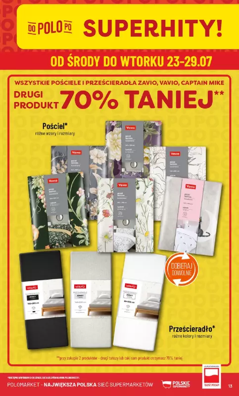 POLOmarket - gazetka promocyjna Gazetka od środy 23.07 do wtorku 29.07 - strona 13