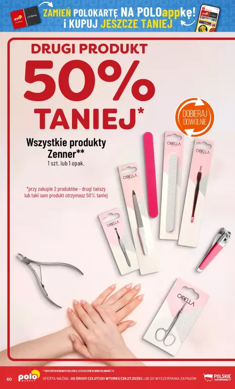 POLOmarket - gazetka promocyjna Gazetka od środy 23.07 do wtorku 29.07 - strona 60