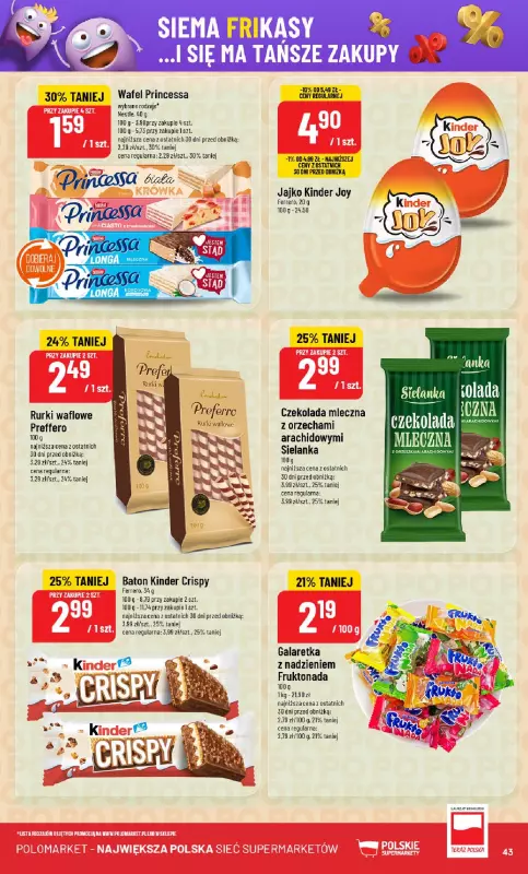 POLOmarket - gazetka promocyjna Gazetka od środy 23.07 do wtorku 29.07 - strona 43