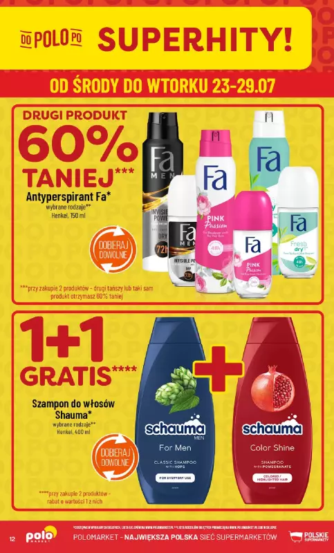 POLOmarket - gazetka promocyjna Gazetka od środy 23.07 do wtorku 29.07 - strona 12