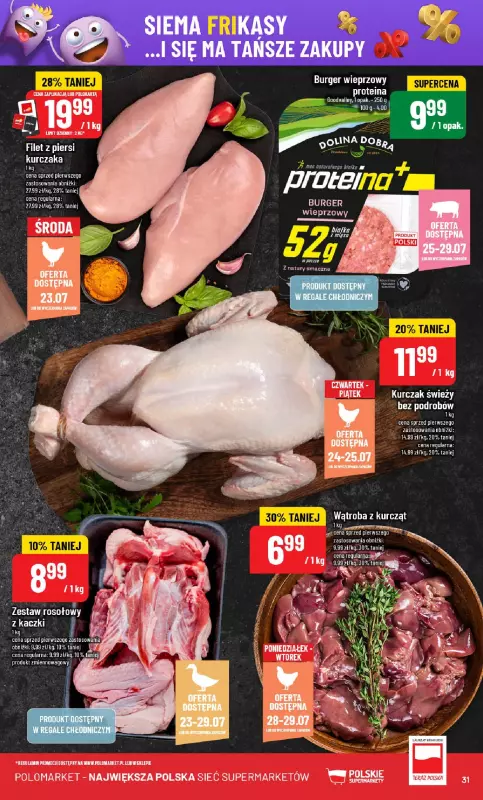 POLOmarket - gazetka promocyjna Gazetka od środy 23.07 do wtorku 29.07 - strona 31