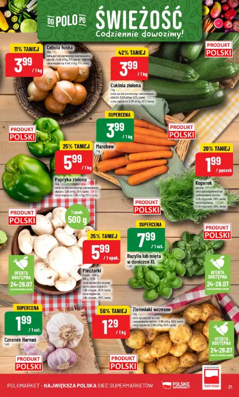 POLOmarket - gazetka promocyjna Gazetka od środy 23.07 do wtorku 29.07 - strona 21