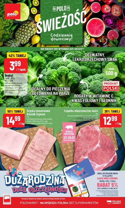 POLOmarket - gazetka promocyjna Gazetka od środy 23.07 do wtorku 29.07