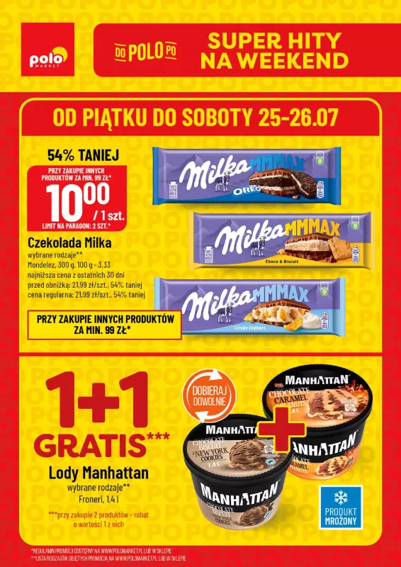 POLOmarket - gazetka promocyjna Super hity na weekend od czwartku 24.07 do soboty 26.07