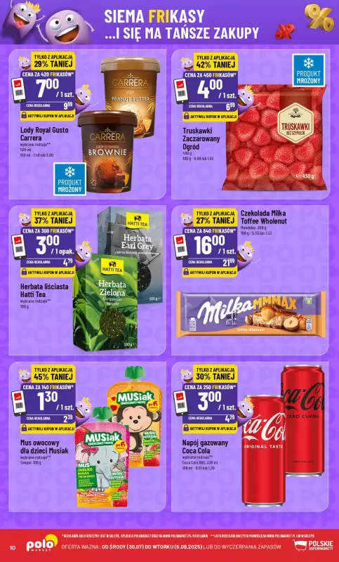 POLOmarket - gazetka promocyjna Gazetka od środy 30.07 do wtorku 05.08 - strona 10