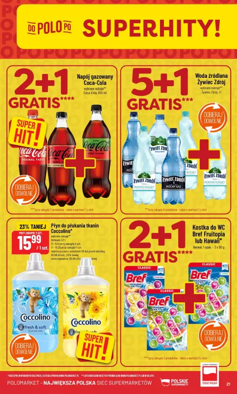POLOmarket - gazetka promocyjna Gazetka od środy 30.07 do wtorku 05.08 - strona 21