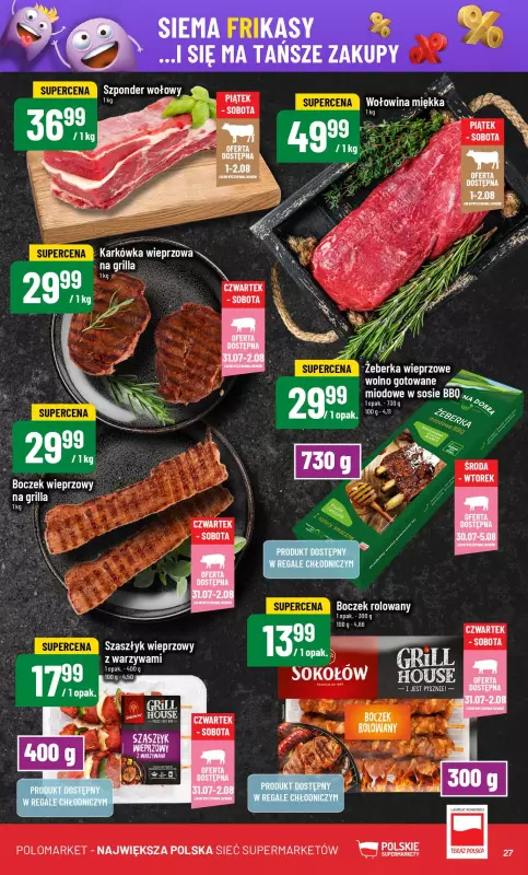 POLOmarket - gazetka promocyjna Gazetka od środy 30.07 do wtorku 05.08 - strona 27