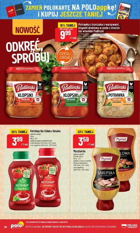 POLOmarket - gazetka promocyjna Gazetka od środy 30.07 do wtorku 05.08 - strona 38
