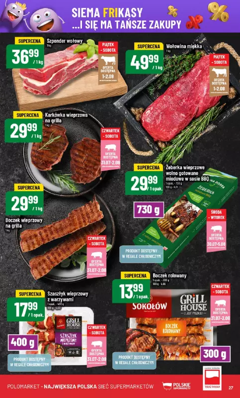 POLOmarket - gazetka promocyjna Gazetka od środy 30.07 do wtorku 05.08 - strona 27
