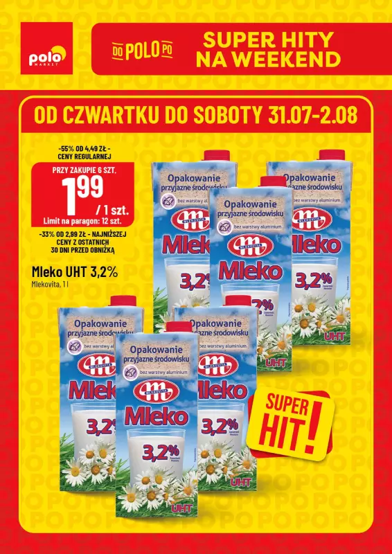 POLOmarket - gazetka promocyjna Super Hity na weekend  