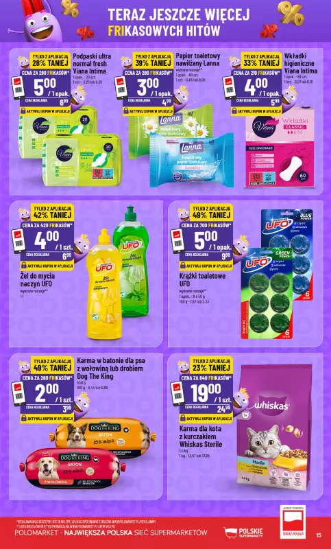 POLOmarket - gazetka promocyjna Frikasowy Katalog od środy 06.08 do wtorku 12.08 - strona 15