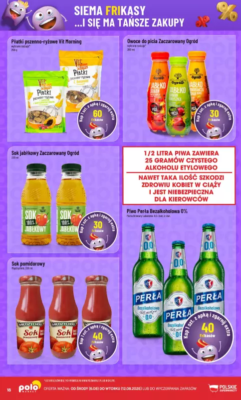 POLOmarket - gazetka promocyjna Frikasowy Katalog od środy 06.08 do wtorku 12.08 - strona 18