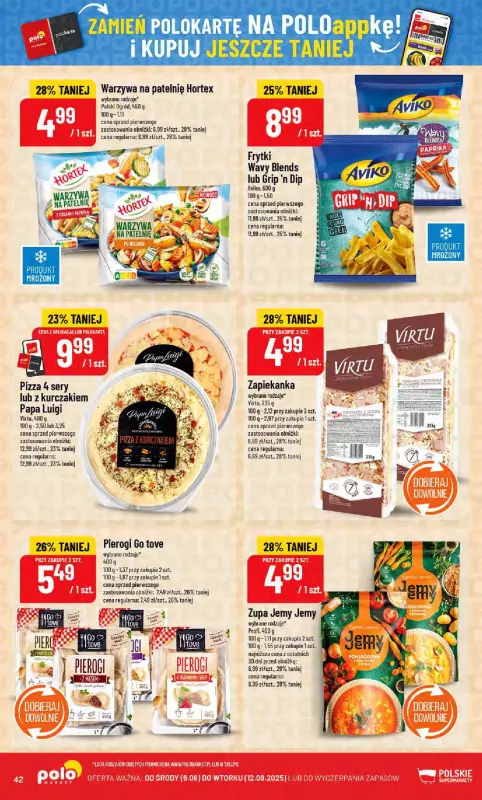 POLOmarket - gazetka promocyjna Gazetka od środy 06.08 do wtorku 12.08 - strona 42