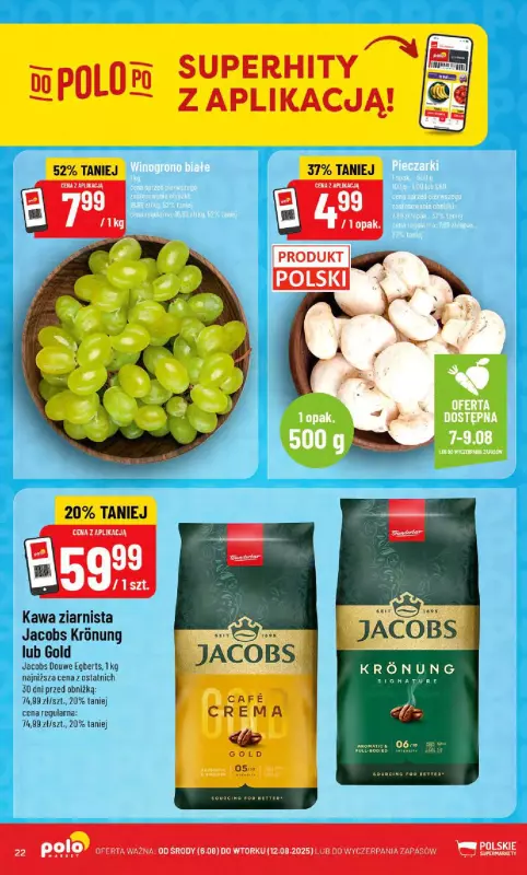 POLOmarket - gazetka promocyjna Gazetka od środy 06.08 do wtorku 12.08 - strona 22