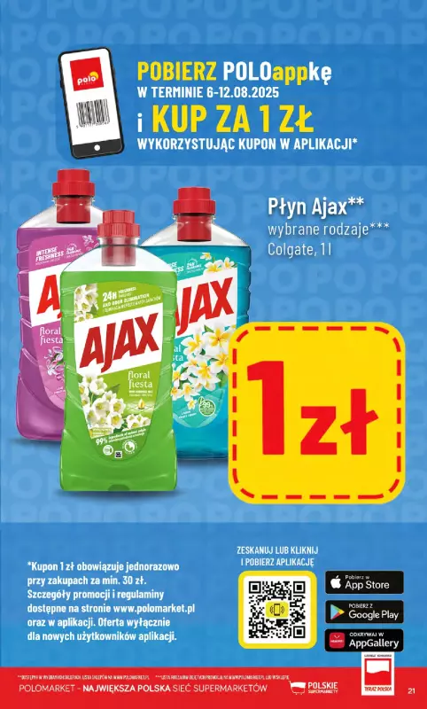 POLOmarket - gazetka promocyjna Gazetka od środy 06.08 do wtorku 12.08 - strona 21
