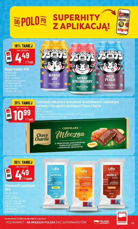 POLOmarket - gazetka promocyjna Gazetka od środy 06.08 do wtorku 12.08 - strona 23