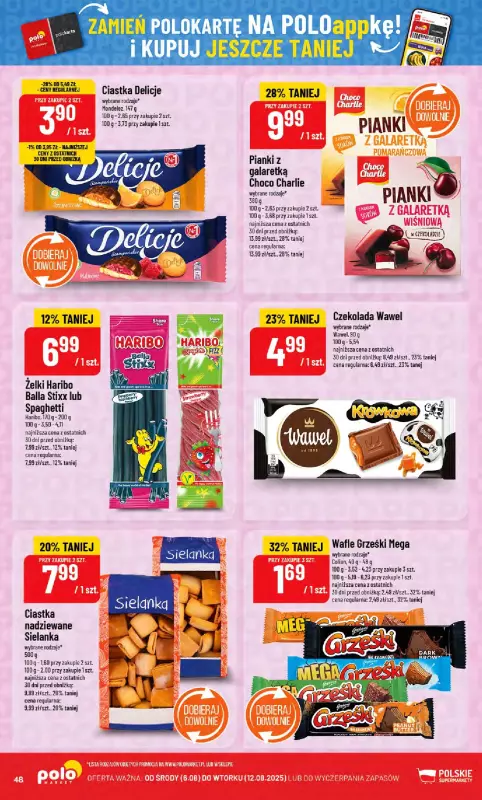 POLOmarket - gazetka promocyjna Gazetka od środy 06.08 do wtorku 12.08 - strona 48