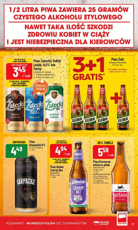POLOmarket - gazetka promocyjna Gazetka od środy 06.08 do wtorku 12.08 - strona 57