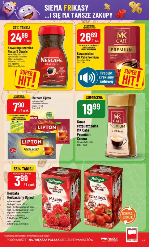 POLOmarket - gazetka promocyjna Gazetka od środy 06.08 do wtorku 12.08 - strona 47