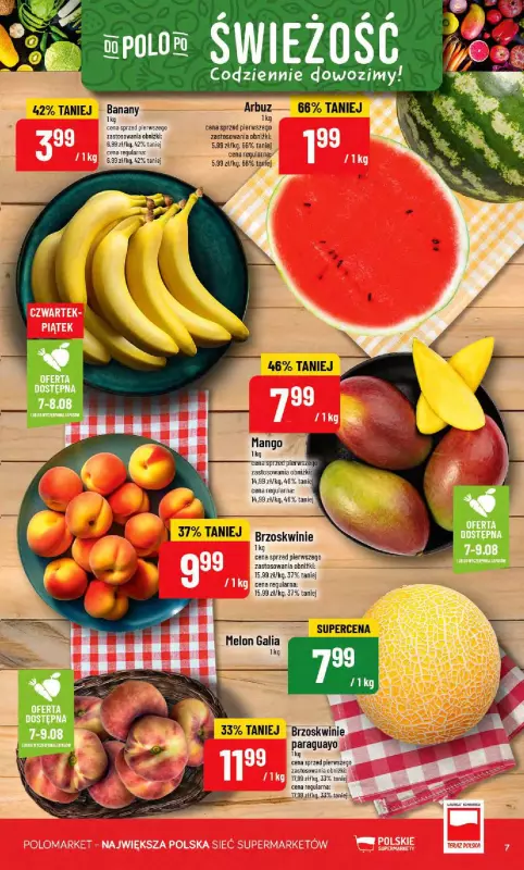 POLOmarket - gazetka promocyjna Gazetka od środy 06.08 do wtorku 12.08 - strona 7