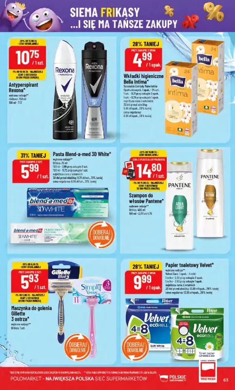 POLOmarket - gazetka promocyjna Gazetka od środy 06.08 do wtorku 12.08 - strona 63