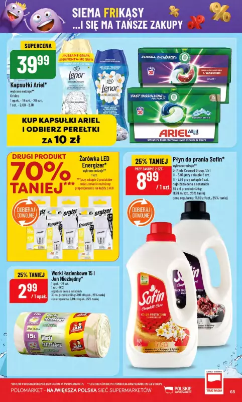 POLOmarket - gazetka promocyjna Gazetka od środy 06.08 do wtorku 12.08 - strona 65