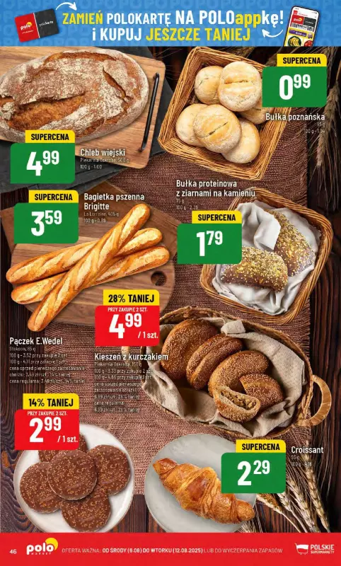 POLOmarket - gazetka promocyjna Gazetka od środy 06.08 do wtorku 12.08 - strona 46