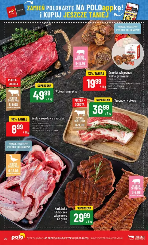 POLOmarket - gazetka promocyjna Gazetka od środy 06.08 do wtorku 12.08 - strona 26