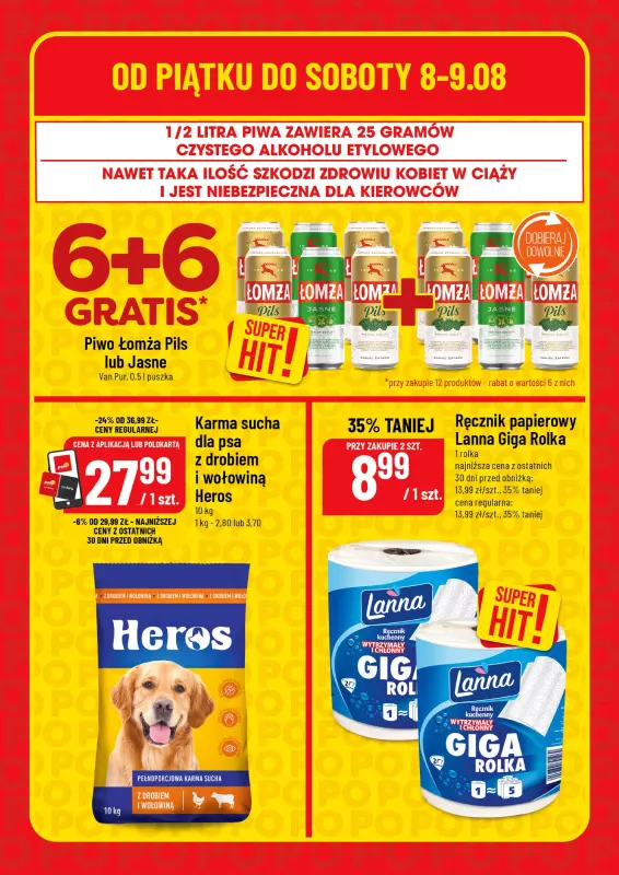POLOmarket - gazetka promocyjna Super hity na weekend od czwartku 07.08 do soboty 09.08 - strona 8