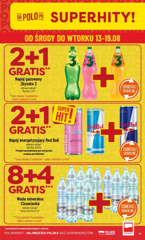 POLOmarket - gazetka promocyjna Gazetka od środy 13.08 do wtorku 19.08 - strona 17