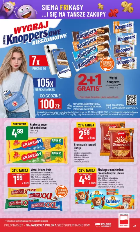 POLOmarket - gazetka promocyjna Gazetka od środy 13.08 do wtorku 19.08 - strona 43
