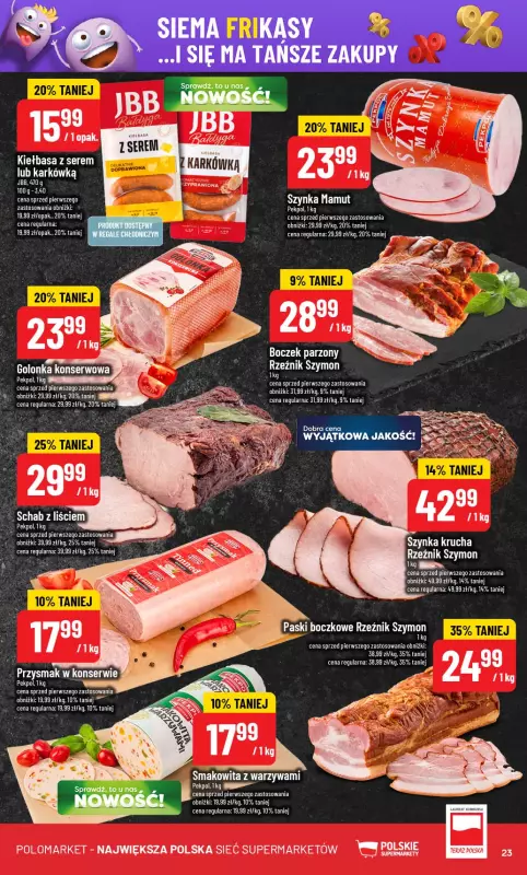 POLOmarket - gazetka promocyjna Gazetka od środy 13.08 do wtorku 19.08 - strona 23