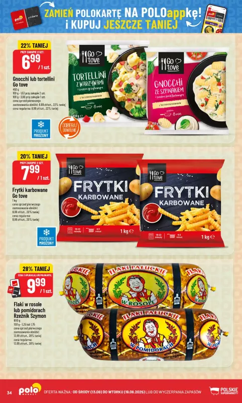 POLOmarket - gazetka promocyjna Gazetka od środy 13.08 do wtorku 19.08 - strona 34