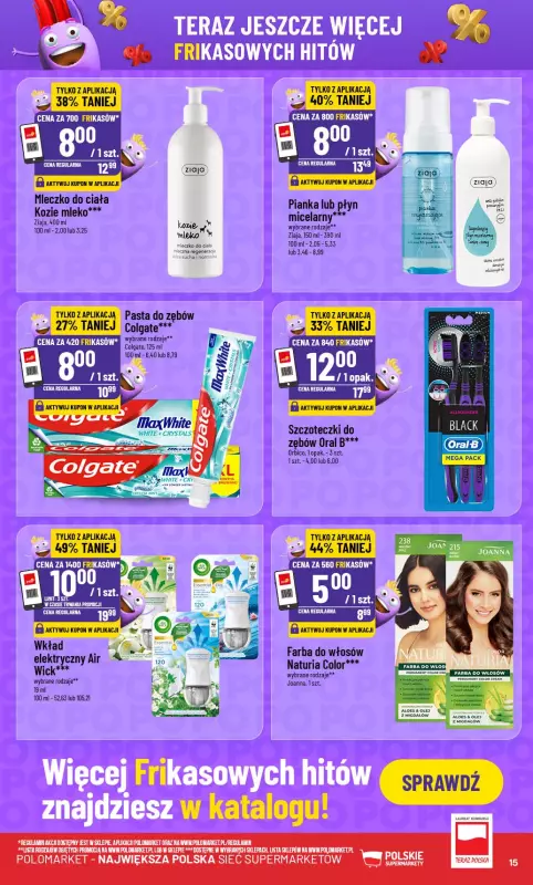 POLOmarket - gazetka promocyjna Gazetka od środy 13.08 do wtorku 19.08 - strona 15