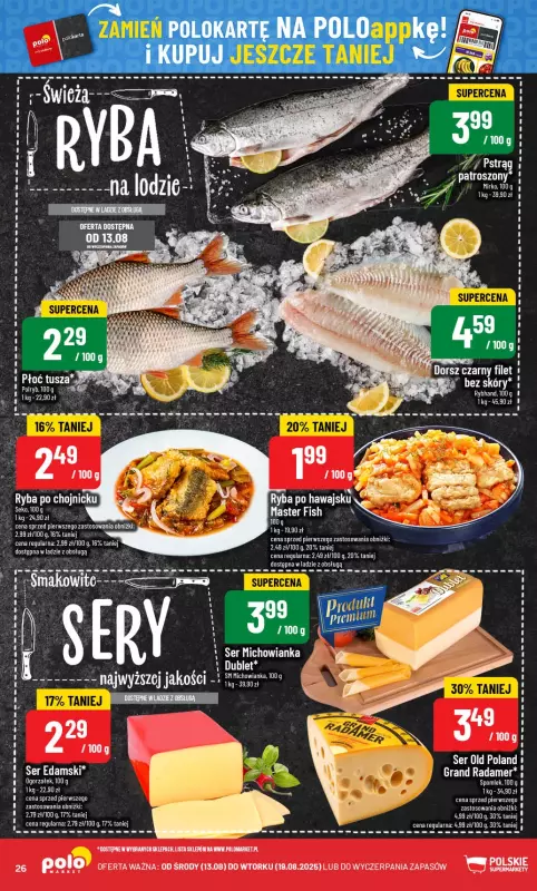 POLOmarket - gazetka promocyjna Gazetka od środy 13.08 do wtorku 19.08 - strona 26