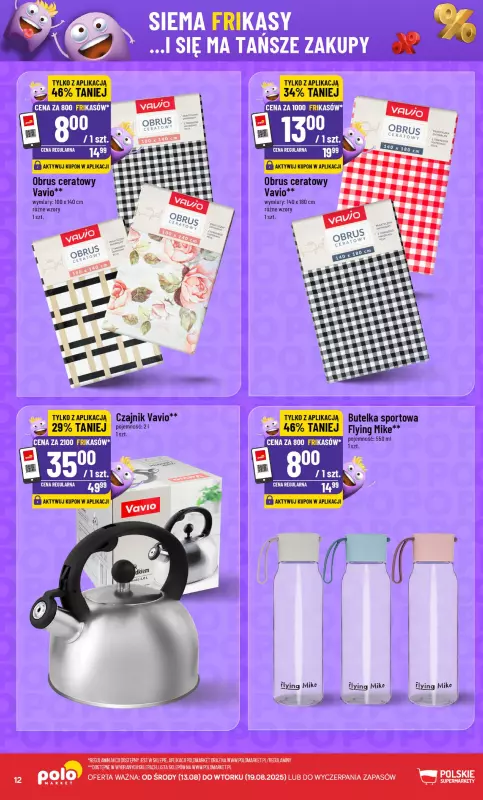 POLOmarket - gazetka promocyjna Frikasowy Katalog od środy 13.08 do wtorku 19.08 - strona 12