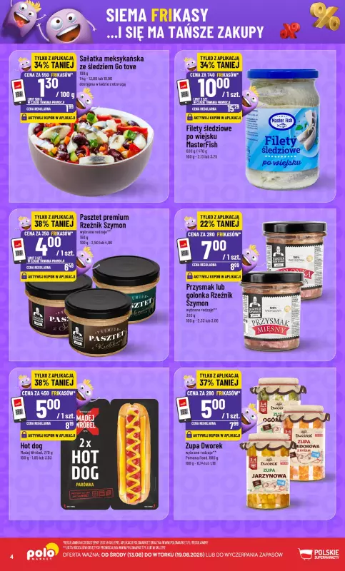 POLOmarket - gazetka promocyjna Frikasowy Katalog od środy 13.08 do wtorku 19.08 - strona 4