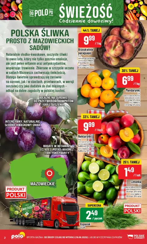POLOmarket - gazetka promocyjna Gazetka od środy 13.08 do wtorku 19.08 - strona 2
