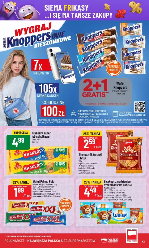 POLOmarket - gazetka promocyjna Gazetka od środy 13.08 do wtorku 19.08 - strona 43